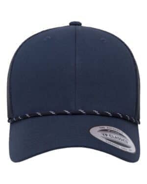 NAVY Yp classics 6606BD retro trucker rope cap