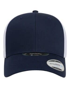 NAVY/ WHITE Yp classics 6606NU nu retro trucker cap