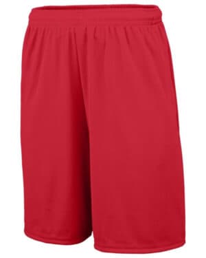 RED Augusta sportswear 1428 adult training short with pockets