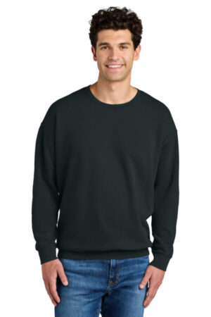 BLACK 1466 comfort colors lightweight crewneck sweatshirt