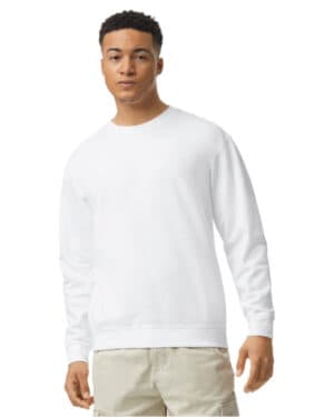 1466CC unisex lightweight cotton crewneck sweatshirt