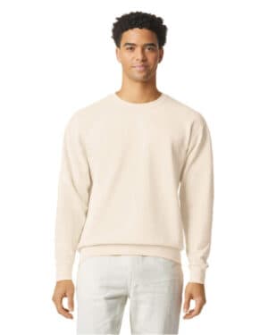 IVORY 1466CC unisex lightweight cotton crewneck sweatshirt