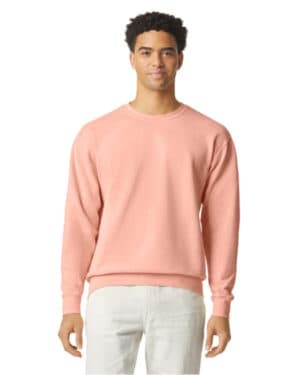 PEACHY 1466CC unisex lightweight cotton crewneck sweatshirt