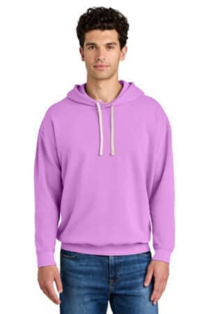 NEON VIOLET 1467 comfort colors lightweight hooded sweatshirt