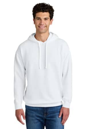 WHITE 1467 comfort colors lightweight hooded sweatshirt