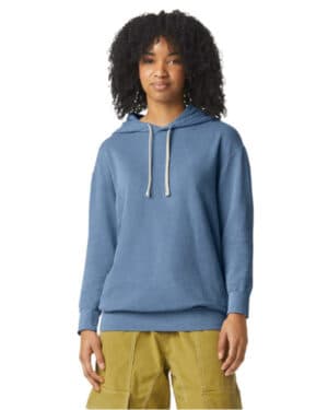 BLUE JEAN 1467CC unisex lightweight cotton hooded sweatshirt