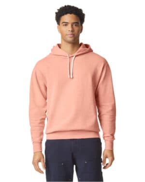 1467CC unisex lightweight cotton hooded sweatshirt