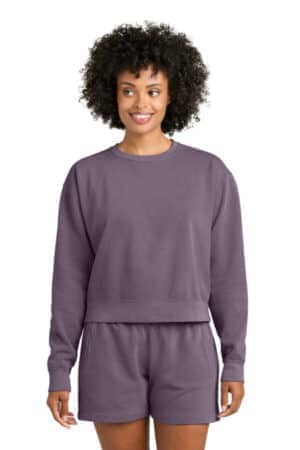 DUSK 1566L comfort colors women's mid-length crewneck sweatshirt