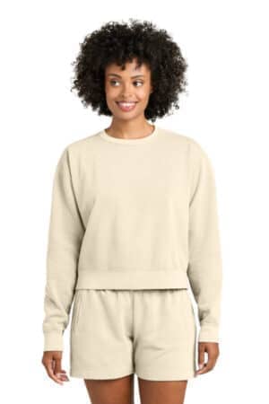 1566L comfort colors women's mid-length crewneck sweatshirt