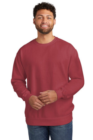 CRIMSON 1566 comfort colors ring spun crewneck sweatshirt