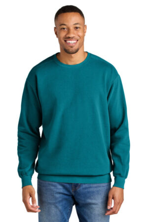 TOPAZ BLUE 1566 comfort colors ring spun crewneck sweatshirt
