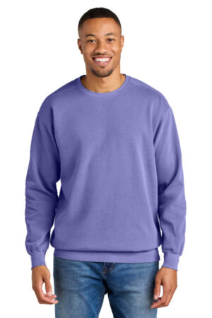 VIOLET 1566 comfort colors ring spun crewneck sweatshirt