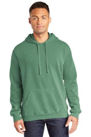LIGHT GREEN 1567 comfort colors ring spun hooded sweatshirt