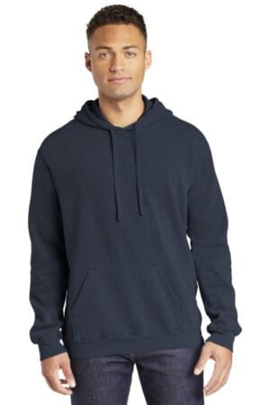 TRUE NAVY 1567 comfort colors ring spun hooded sweatshirt