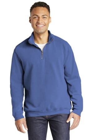 FLO BLUE 1580 comfort colors ring spun 1/4-zip sweatshirt