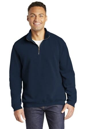TRUE NAVY 1580 comfort colors ring spun 1/4-zip sweatshirt