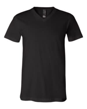 BLACK Bella canvas 3005 jersey v-neck tee