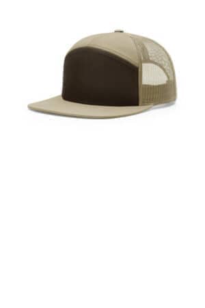 BROWN/ KHAKI/ KHAKI BROWN/ KHAKI/ KHAKI 168 richardson 7-panel trucker