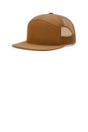 CARAMEL CARAMEL 168 richardson 7-panel trucker