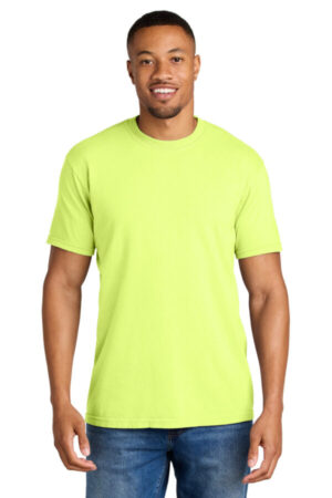 NEON LEMON 1717 comfort colors heavyweight ring spun tee