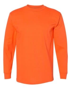 ORANGE Bayside 6100 usa-made long sleeve t-shirt