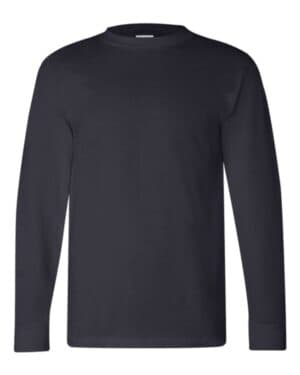 NAVY Bayside 6100 usa-made long sleeve t-shirt