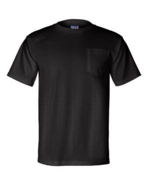 BLACK Bayside 3015 union-made pocket t-shirt