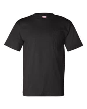 Bayside 7100 usa-made pocket t-shirt