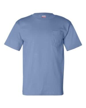 Bayside 7100 usa-made pocket t-shirt