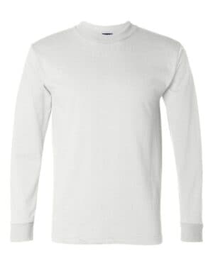 WHITE Bayside 2955 union-made long sleeve t-shirt