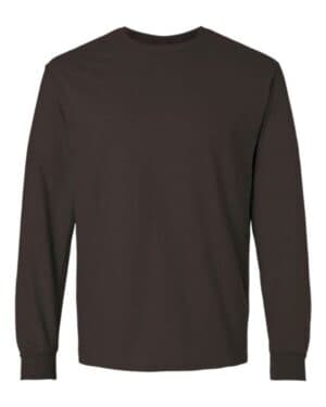 DARK CHOCOLATE Gildan 2400 ultra cotton long sleeve t-shirt