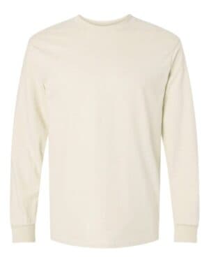 NATURAL Gildan 2400 ultra cotton long sleeve t-shirt