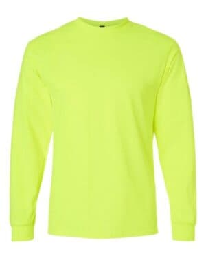 SAFETY GREEN Gildan 2400 ultra cotton long sleeve t-shirt