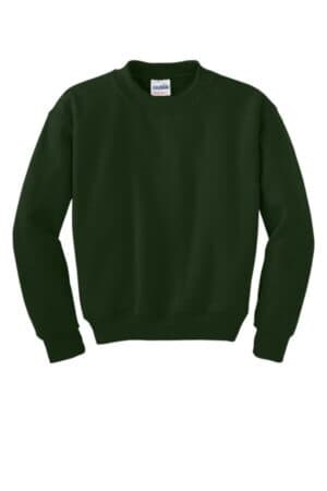 FOREST GREEN 18000B gildan-youth heavy blend crewneck sweatshirt