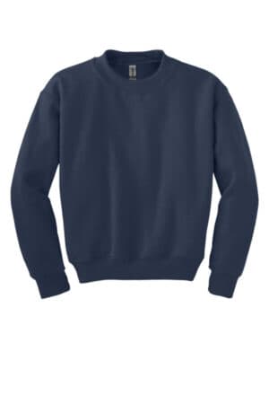 NAVY 18000B gildan-youth heavy blend crewneck sweatshirt
