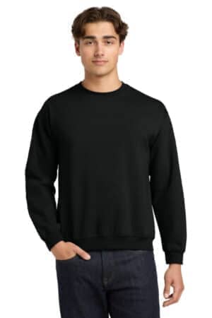 BLACK 18000 gildan heavy blend crewneck sweatshirt
