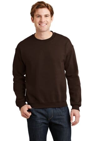 DARK CHOCOLATE 18000 gildan-heavy blend crewneck sweatshirt