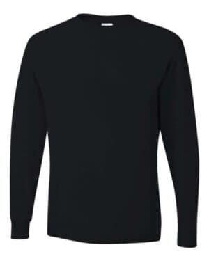 BLACK Jerzees 29LSR dri-power long sleeve 50/50 t-shirt