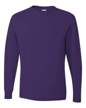 DEEP PURPLE Jerzees 29LSR dri-power long sleeve 50/50 t-shirt