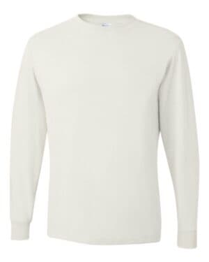 WHITE Jerzees 29LSR dri-power long sleeve 50/50 t-shirt