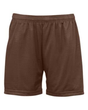 Badger 7216 women's pro mesh 5 shorts with solid liner