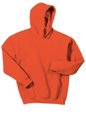 ORANGE 18500B gildan-youth heavy blend hooded sweatshirt