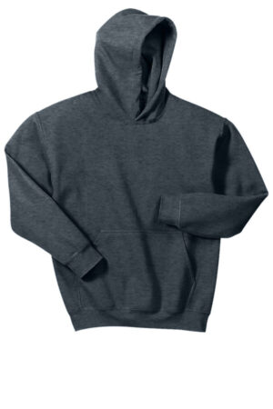 DARK HEATHER 18500B gildan-youth heavy blend hooded sweatshirt