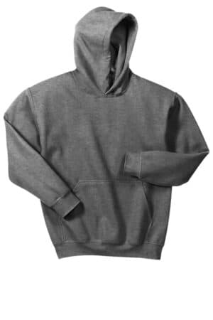 GRAPHITE HEATHER 18500B gildan-youth heavy blend hooded sweatshirt