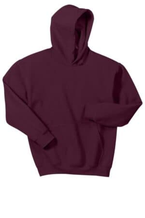 MAROON 18500B gildan-youth heavy blend hooded sweatshirt