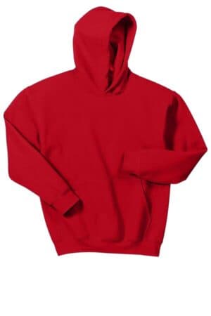 RED 18500B gildan-youth heavy blend hooded sweatshirt