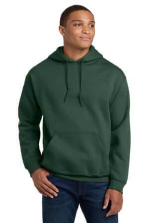 FAN DARK GREEN 18500 gildan-heavy blend hooded sweatshirt