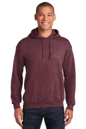 HEATHER SPORT DARK MAROON 18500 gildan-heavy blend hooded sweatshirt