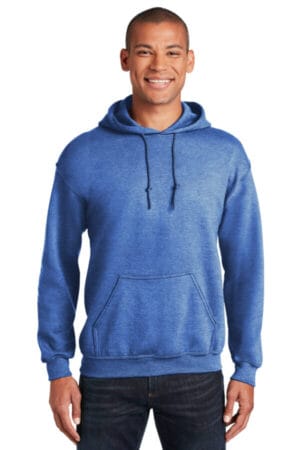 HEATHER SPORT ROYAL 18500 gildan-heavy blend hooded sweatshirt