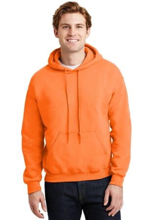 S. ORANGE 18500 gildan-heavy blend hooded sweatshirt